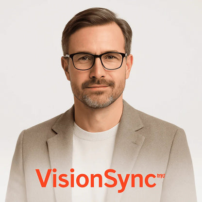 👓VisionSync Multifocal Glasses [Adaptive Technology] — Adaptive Focal Tech for 📚Reading, Driving & 💻Computer Use. No more switching!
